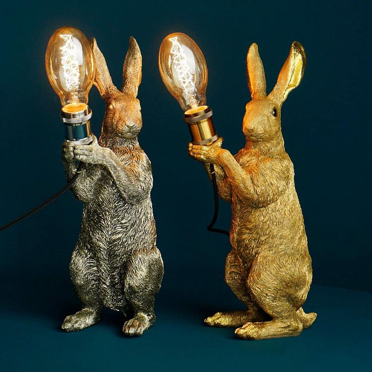 Настольная лампа Золотой кролик Table Lamp Golden Bunny