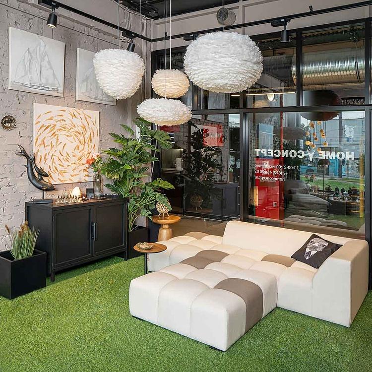 Подвесной светильник Эос на белом проводе, XL Eos Hanging Lamp With White Cord Extra Large