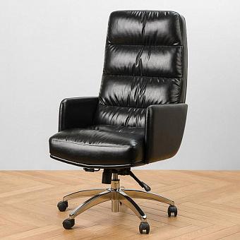 Кресло Manager Chair искусственная кожа Black