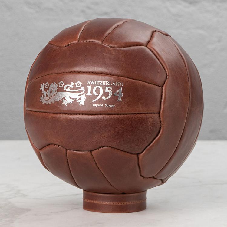 Кожаный мяч 1954, светло-коричневая кожа Match Ball 1954, Light Brown