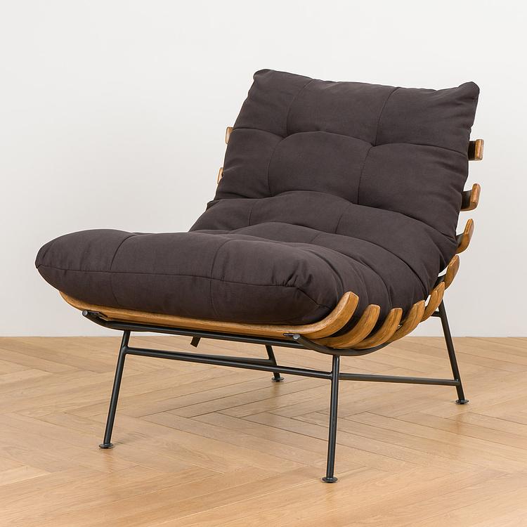 Кресло Капри Capri Armchair, Black Matt Metal RM