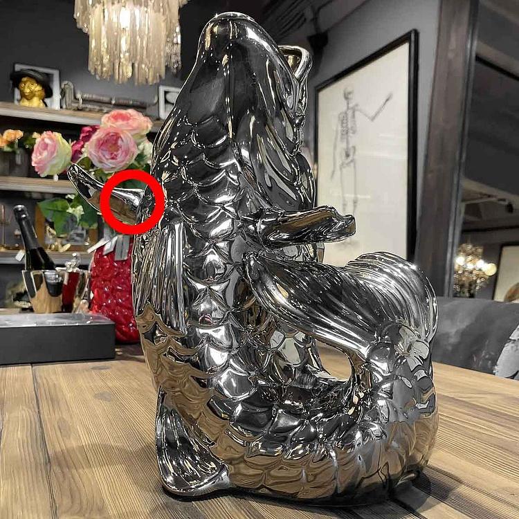 Ваза Blubb Silver Vase discount - ракурс 2