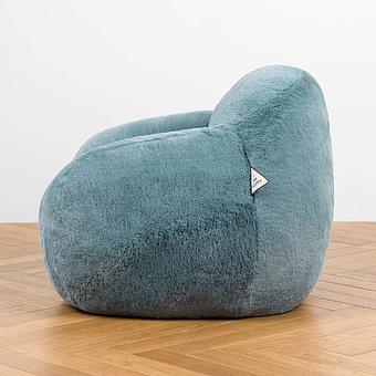 Кресло Baby Snug Chair искусственный мех Sheepfur Blue - ракурс 3