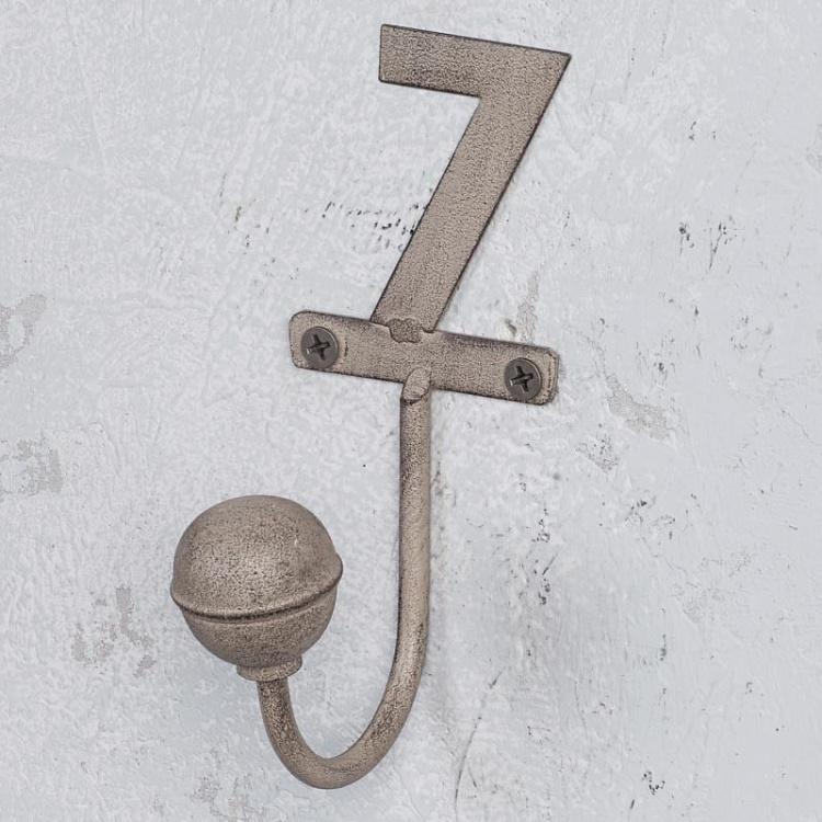 Крючок с цифрой 7 Hook Number 7