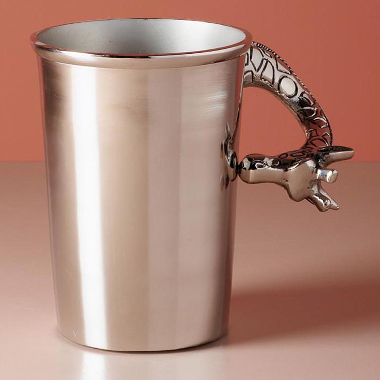 Ведро для льда Жираф серебряного цвета Giraffe Ice Bucket Silver