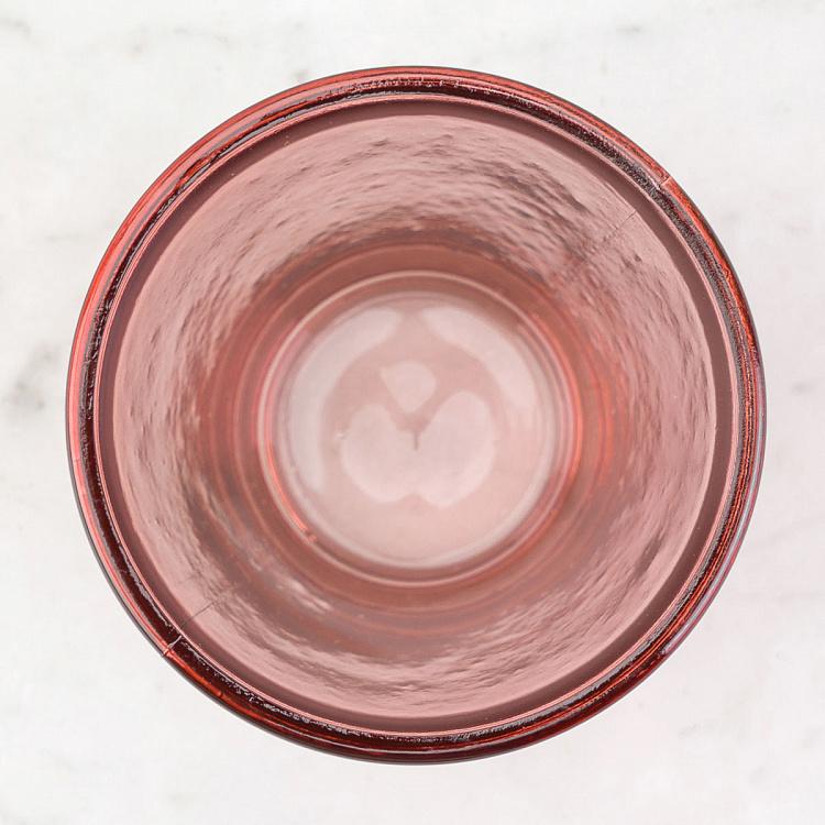 Стакан розового цвета из переработанного стекла Recycled Glass Tumbler Pink