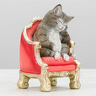 Статуэтка Cat On Armchair - ракурс 2