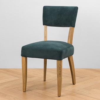 Стул Mami Dining Chair, Oak Brown полиэстер Maldives Blue