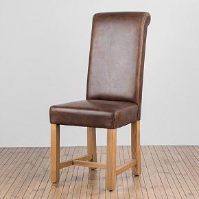 Rollback Dining Chair, Nibbed Wood
