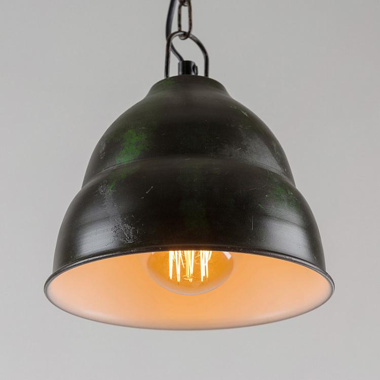 Подвесной светильник Траттория зеленоватая медь Hanging Lamp White And Verdigris