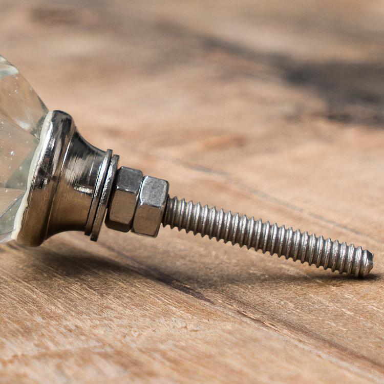 Набор из пяти мебельных ручек Антверпен Set Of 5 Knobs Clear Glass Anvers