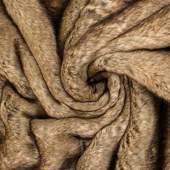 Плед Alaska Throw Large искусственный мех Big Bear Grey - ракурс 3