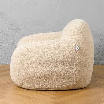 Кресло Snuggy Chair искусственный мех Shearling Natural - ракурс 3