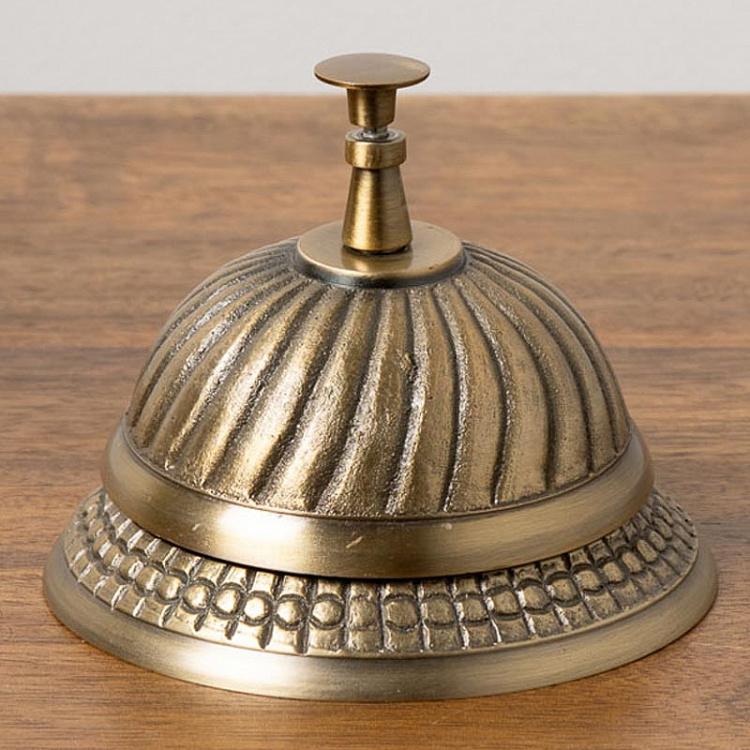 Stripes Bronze Patina Bell