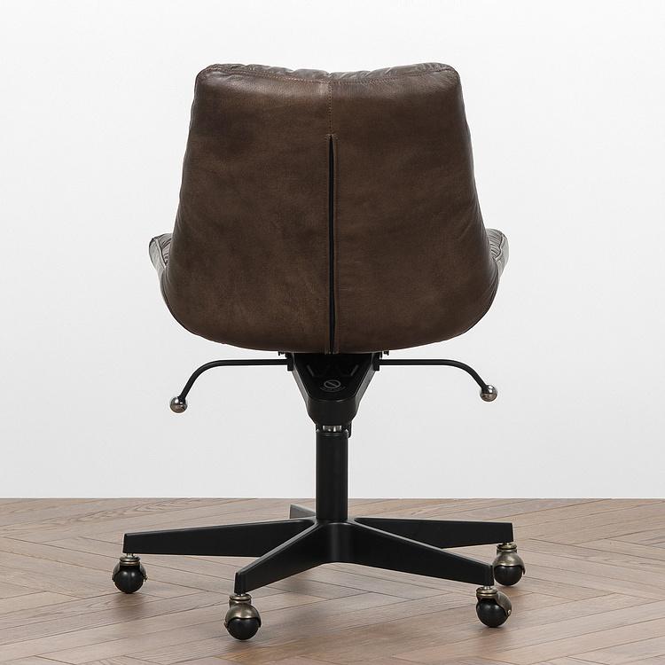 Кресло Madison Office Chair RM натуральная кожа Antique Master - ракурс 5