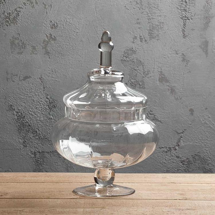 Конфетница на основании Sweet Box With Lines On Foot