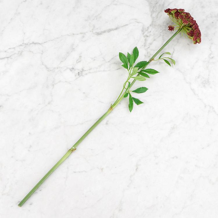 Искусственный цветок Анна Королевская светло-бордовая Anna Royal Branch Light Burgundy 62 cm
