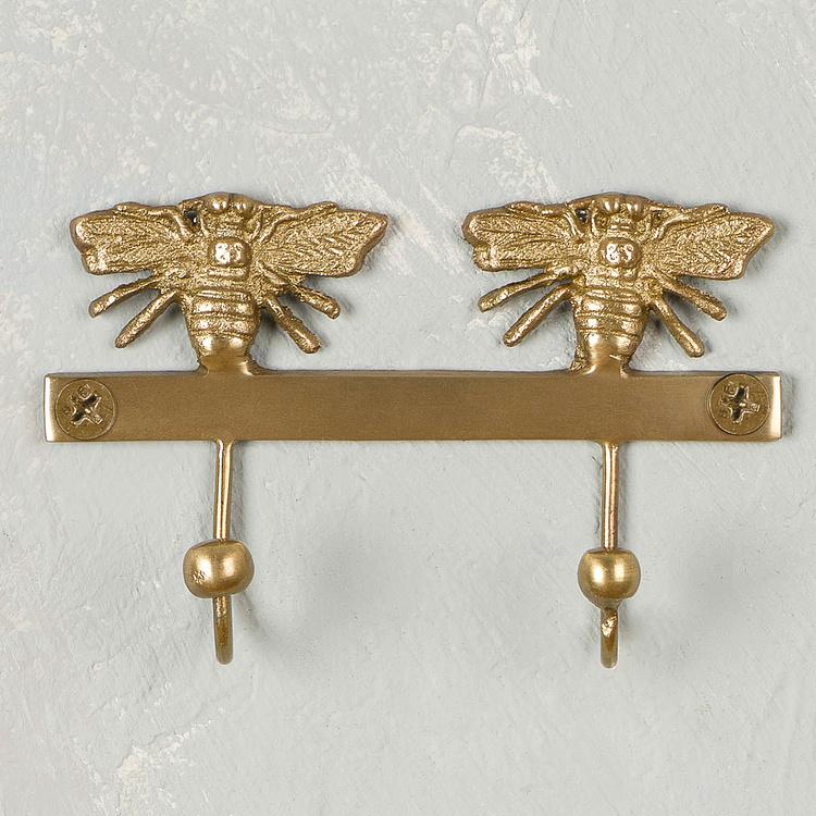 Настенная вешалка с 2 крючками Пчёлы Bees Rack 2 Hooks