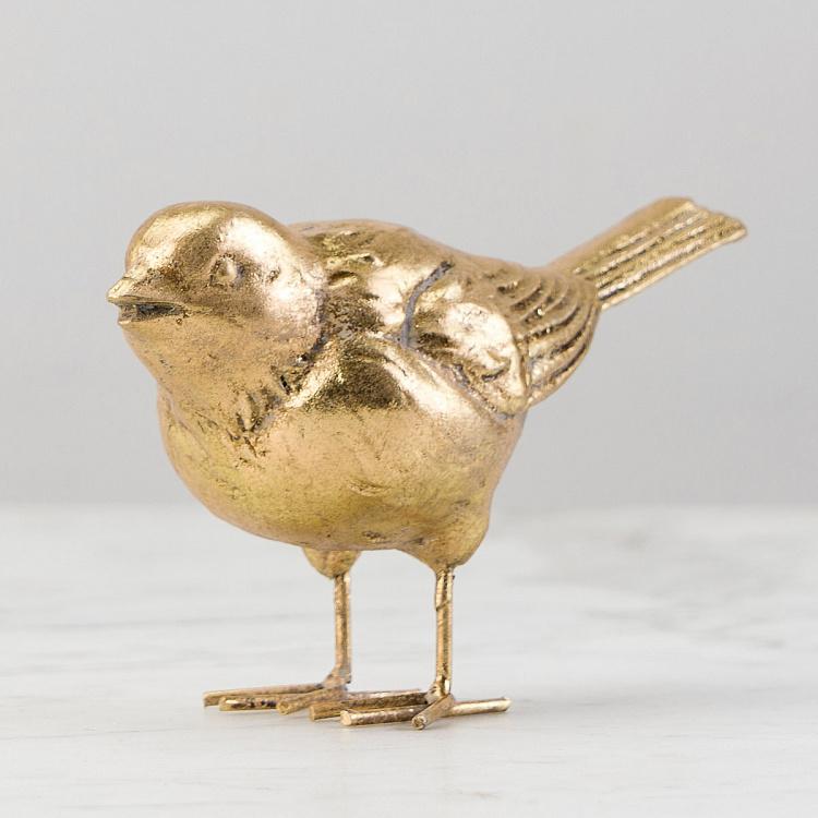 Статуэтка Золотая птица головой вниз Golden Bird Head Down Figurine