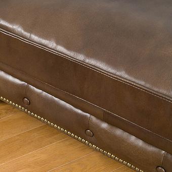 Трёхместный диван Regent 3 Seater RM натуральная кожа Antique Master