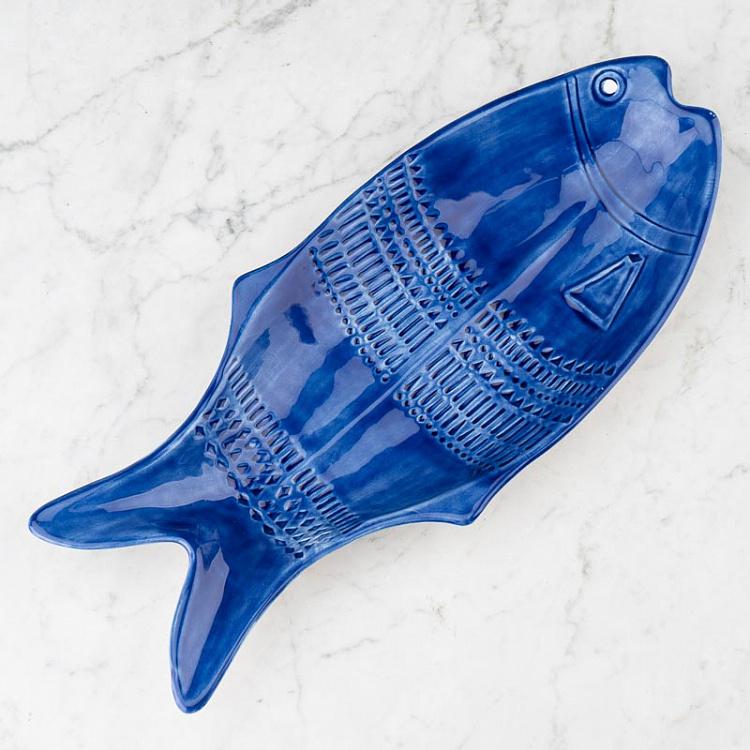 Блюдо Синяя рыба Blue Fish Plate