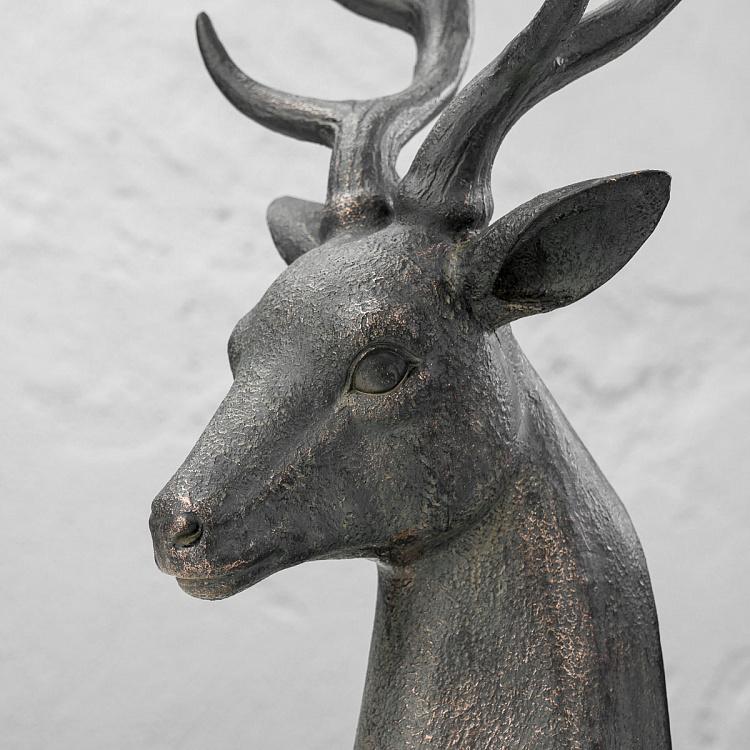 Набор из двух держателей для книг Олени  Bookend Deer Heads Big Antlers