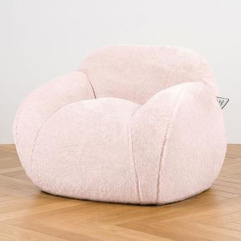 Кресло Baby Snug Chair искусственный мех Big Bear Pink