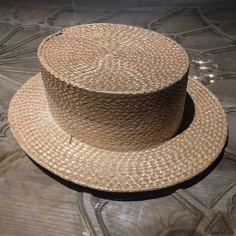 Винтажная соломенная шляпа 5 Vintage Canotier 5