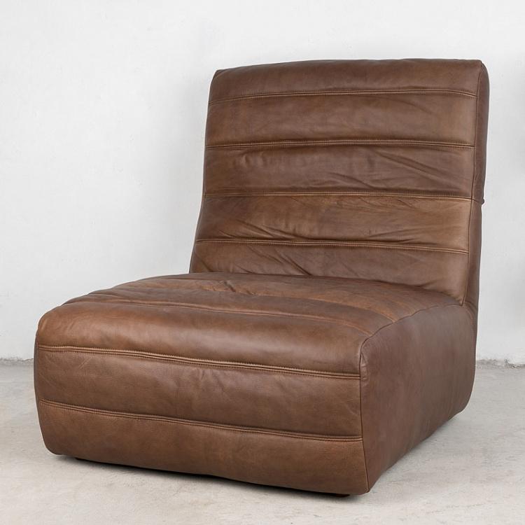 Кресло Лейбэк, тёмные ножки Layback 1 Seater, Antique Wood