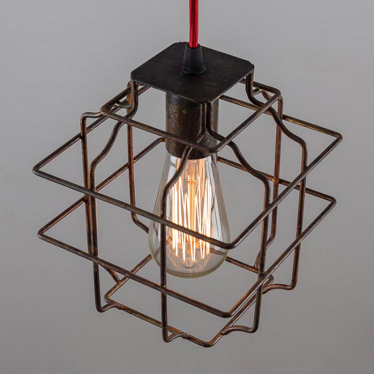 Подвесной светильник, проволока Hanging Lamp In Rusty Wire