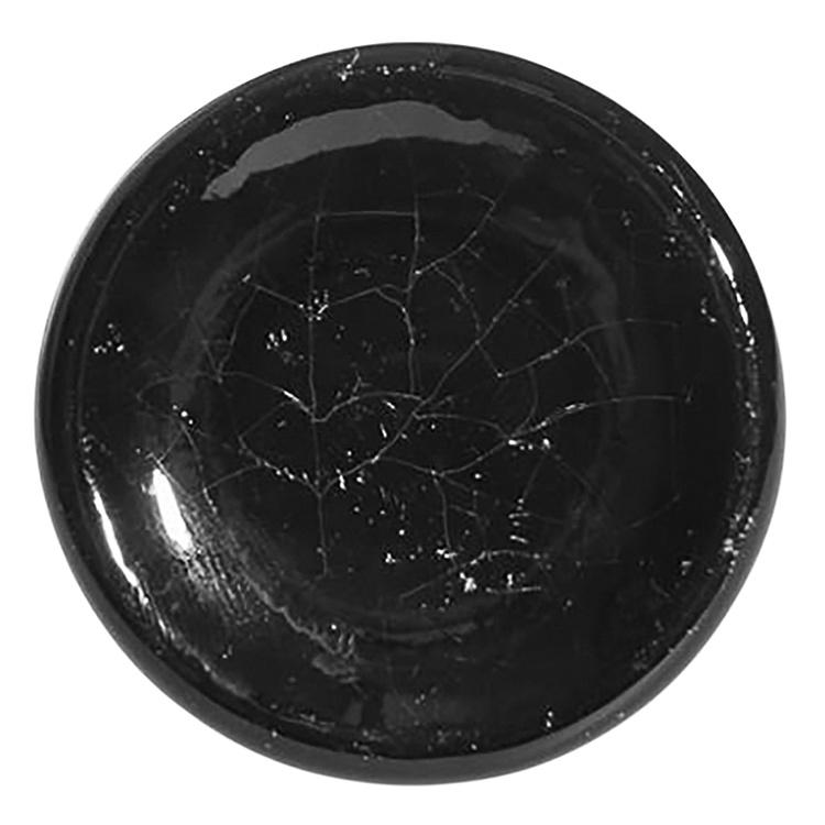 Мебельная ручка Чёрный кракелюр Cracked Knob Black