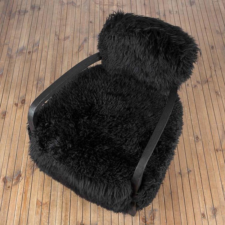 Кресло Коттедж, чёрные ножки Cabana Chair, Black Clay