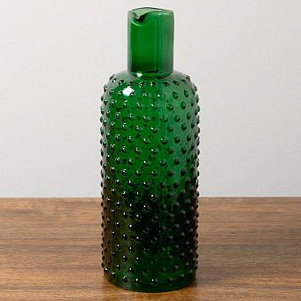Dotted Green Carafe With Stopper