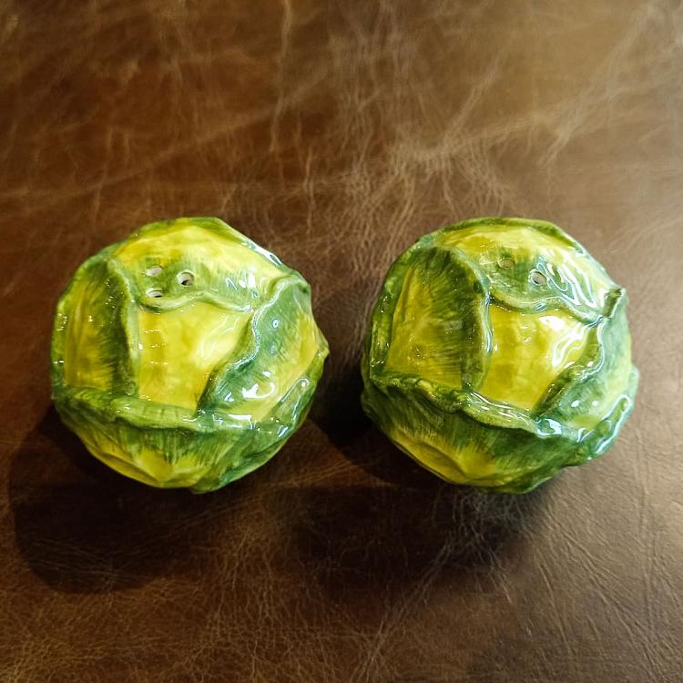 Set Of 2 Salt And Pepper Cabbages discount