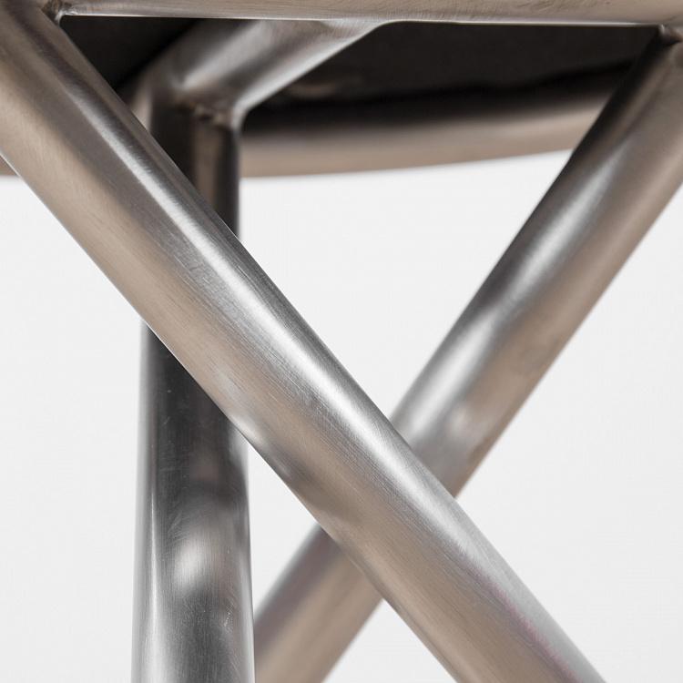 Стул Джокер, полированная сталь Joker Dining Chair, Brushed Steel