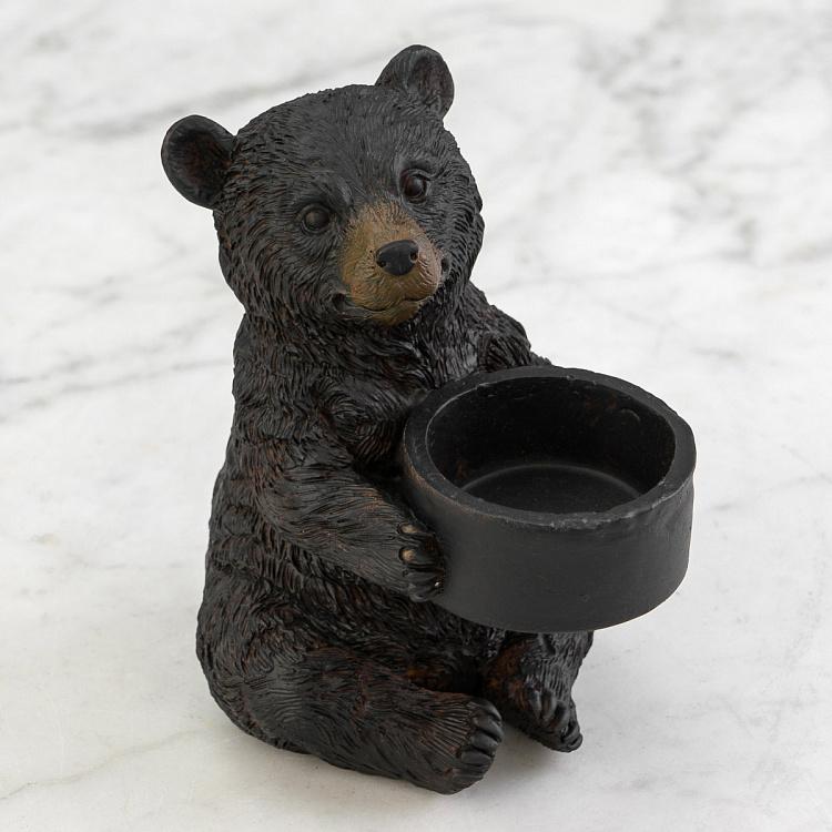 Подсвечник Сидящий медведь Seated Bear Tealight Holder