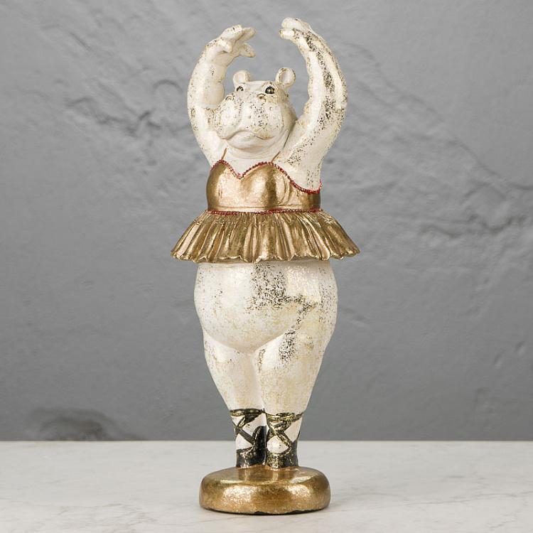 Hippo Ballerina Figurine
