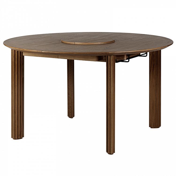 Обеденный раздвижной стол Зона комфорта Comfort Circle Rippled Extension Dining Table