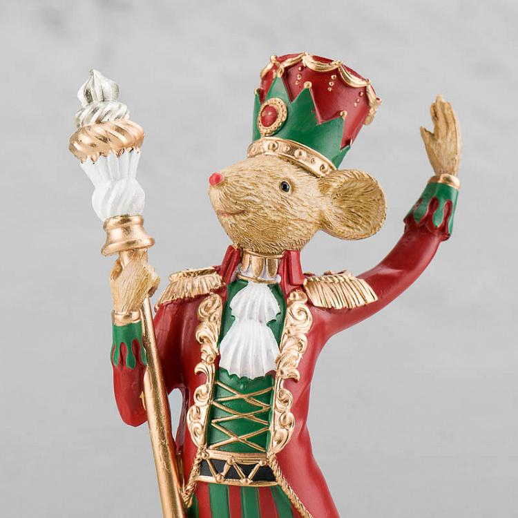Новогодняя фигурка Мышиный король Nutcracker Mouse King 26,5 cm