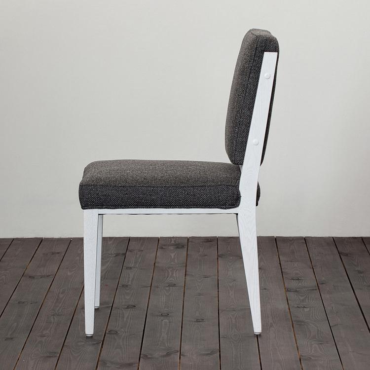 Стул, белые ножки 17 Dining Chair, White Wood