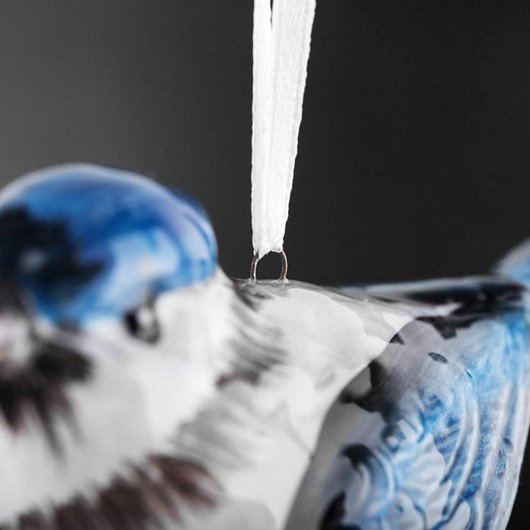 Ёлочная игрушка Синяя птичка Blue Bird 2 9,5 cm