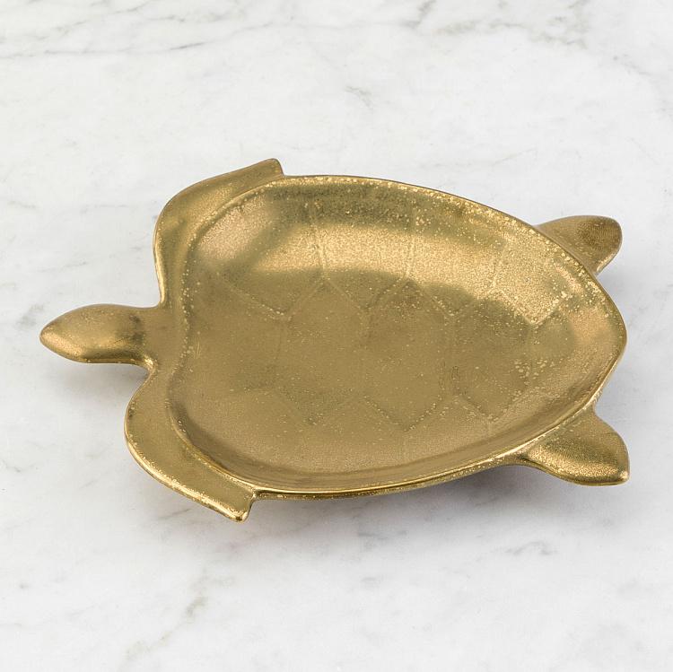 Подставка для мелочей и украшений Золотистая черепаха Golden Turtle Trinket Tray