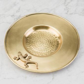 Подставка для мелочей Lizard Round Hammered Tray