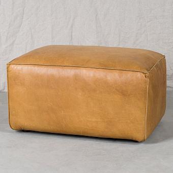 Пуфик Scruffy Sectional Footstool натуральная кожа Matador Naturale