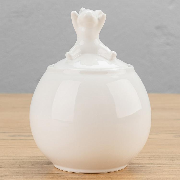 Сахарница с кроликом на крышке Rabbit On The Lid Sugar Bowl