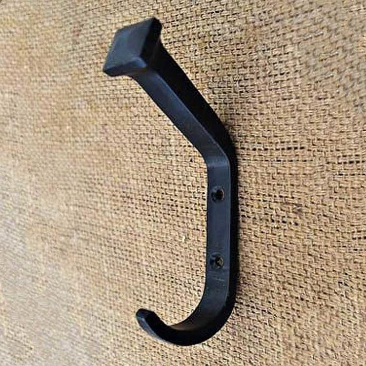 Двухрожковый крючок Железнодорожный шип Railroad Spike Hook Black