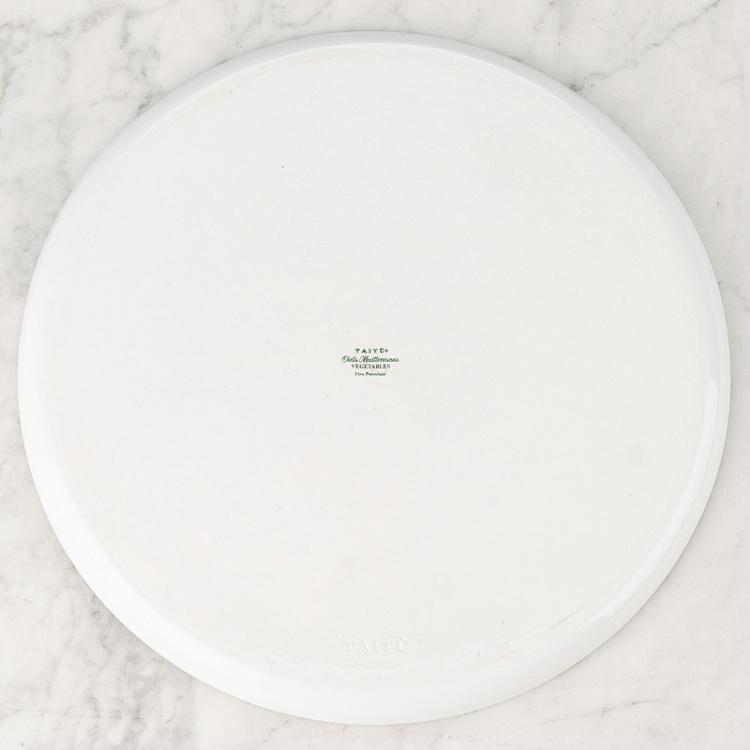 Сервировочная тарелка Средиземноморская диета Листья салата Dieta Mediterranea Insalate Serving Plate