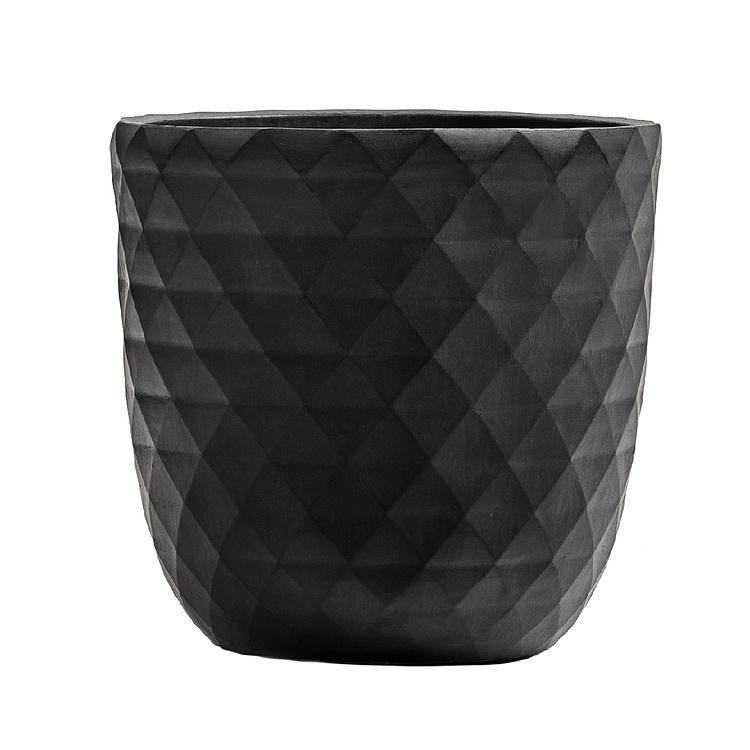 Кашпо Ergo Diamond Bowl Pot Anthracite Medium
