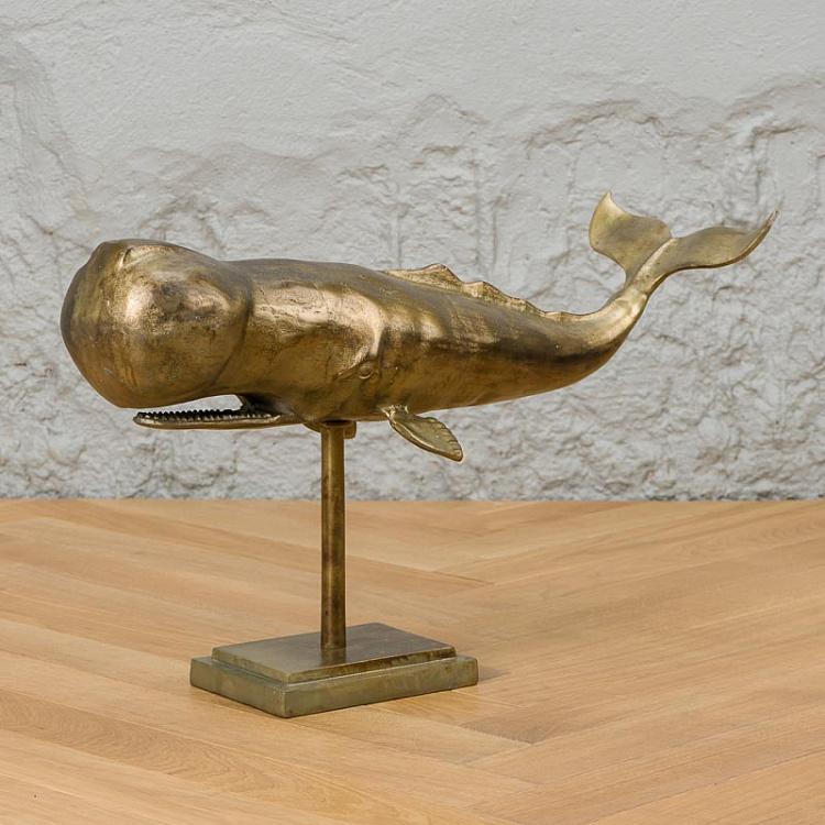 Decorative Object Whale Gold