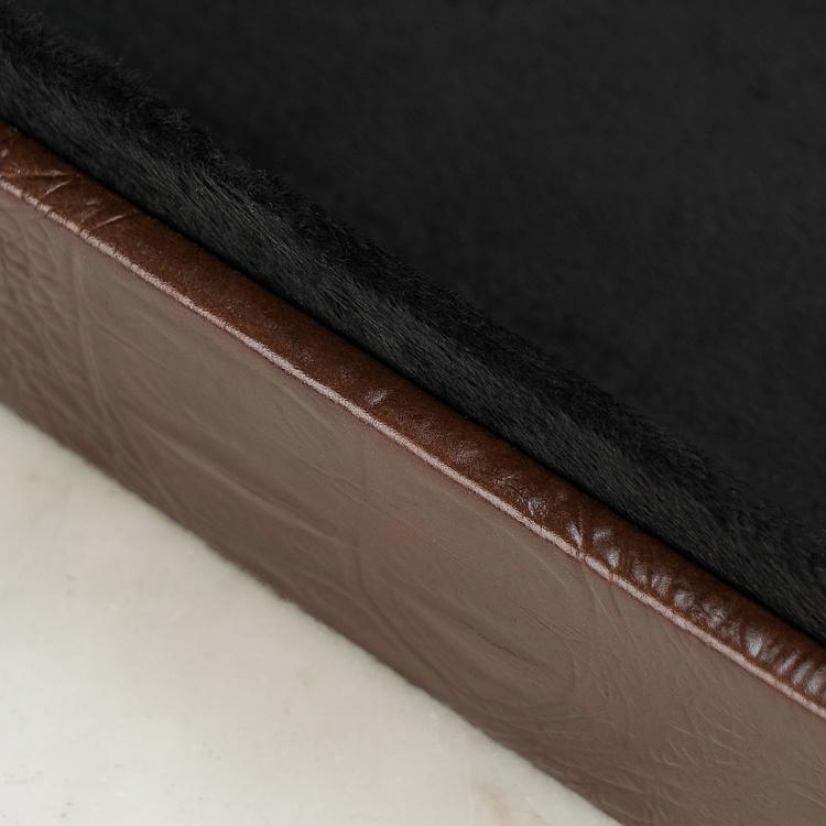 Кожаная шкатулка Бонд, S Bond Leather Box Small